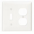 Spark White Toggle & Duplex Wallplate SP3300734